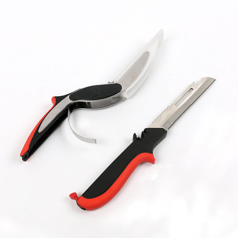 Multi-purpose Vegetable Feeding Aid Scissors Stainless Steel